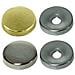 Borchia Coprivite Conica Mm 14 Ottone Nichelato X 200 Pz Metal Minuterie G. b. Manzoni - Foto miniatura 1