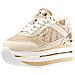 Fl5hnsfal12 Sneakers Zeppa Pelle Oro Scarpe Donna Oro 39 - Foto miniatura 1