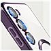 Cover Magsafe Per Samsung S23 Con Protezione Fotocamera Trasparente / Viola - Foto miniatura 4