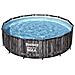 5614Z piscina fuori terra Piscina con bordi Piscina rotonda 13030 L Legno - Foto miniatura 2