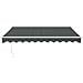 Tenda Sole Automatica Retrattile Antracite 3x2,5 m - Foto miniatura 9