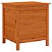 Contenitore Giardino Marrone 50x49x56,5 Cm Legno Massello Abete - Foto miniatura 2