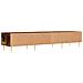 Mobile Porta Tv Rovere Fumo 150x36x30 Cm In Legno Multistrato - Foto miniatura 8