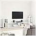 Mobili Tv A Parete 2pz Bianchi 100x30x50cm In Legno Multistrato - Foto miniatura 3