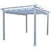Gazebo Pergola Da Esterno 3x3 Mt Con Tetto Richiudibile A Carrucola Norah - Foto miniatura 1