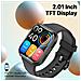 Smartwatch XWATCH-TF2 Impermeabile Display 2.0" Bluetooth Colore Nero - Foto miniatura 4