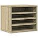 Organizer Scrivania Rovere Sonoma 36x26x29,5 Legno Multistrato - Foto miniatura 2
