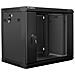 Armadio Rack 9U 19" da Parete WF01-6409-10B in Acciaio e Vetro Temperato 60 x51 cm Colore Nero - Foto miniatura 3
