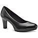 Black Elegant Closed Pumps Scarpe Con Tacco Pelle Scarpe Donna Nero Eu 42, 1-22410-41 001 - Foto miniatura 1