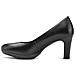 Black Elegant Closed Pumps Scarpe Con Tacco Pelle Scarpe Donna Nero Eu 42, 1-22410-41 001 - Foto miniatura 3