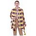 Scialle Pashmina Elegante Da Donna, Abito Da Sera Giallo Con Cuori, Stile Unico - Foto miniatura 5