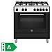 Cucina Elettrica AMN855ENEV 5 Fuochi a Gas Forno Elettrico Multifunzione Termoventilato Classe A 80cm Colore Acciaio Inox - Foto miniatura 1