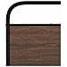 Giroletto Senza Materasso Rovere Marrone 100x200 Cm Truciolato - Foto miniatura 2