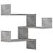 Scaffali Angolari Muro 2pz Grigio Cemento 40x40x50 Multistrato - Foto miniatura 1