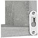 Scaffali Angolari Muro 2pz Grigio Cemento 40x40x50 Multistrato - Foto miniatura 7
