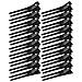 20 Pcs Fermagli Per Capelli - Fermagli In Metallo A Doppia Punta Black - Foto miniatura 3