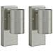 Lampade da parete esterne 2 pz Acciaio inox Argento IP44 - Foto miniatura 1