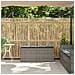 Panca da Giardino con Cuscino Grigio 110x40x44 cm in Polyrattan - Foto miniatura 3