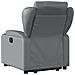 Poltrona Alzapersona Reclinabile Grigio in Similpelle - Foto miniatura 5