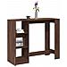 Tavolo Bar Ripiano Rovere Marrone 124x46x103,5 cm Multistrato - Foto miniatura 2