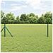 Recinzione Esagonale  Verde 0,5x10 m Acciaio, Posti per Recinzione  7 pz Verde Ø32 mm 100 cm Acciaio Zincato - Foto miniatura 2