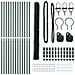 Set di Recinzione Set di 2 Verde Metallo 25m x 1.5m Durevole - Foto miniatura 4