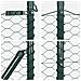 Set di Recinzione Set di 2 Verde Metallo 25m x 1.5m Durevole - Foto miniatura 7