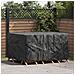 Copertura per mobili da esterno Nero 180 x 150 x 85 cm 420D - Foto miniatura 2