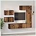 Set mobile TV 6 pcs Legno vecchio 30.5 x 30 x 90 cm - Foto miniatura 4