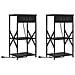 Mobiletti da Notte 2 pcs Rovere nero 41 x 31 x 76 cm - Foto miniatura 1