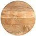 Piano per Tavolo Ø 60x3,8 cm Rotondo in Legno Massello di Mango - Foto miniatura 1
