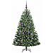 Albero di Natale Artificiale con Rami Pieghevoli Verde 150 cm - Foto miniatura 3