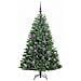 Albero di Natale Artificiale con Rami Pieghevoli Verde 150 cm - Foto miniatura 4