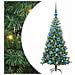 Albero di Natale con 150 LED con supporto Verde 120 cm PVC - Foto miniatura 1