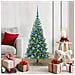 Albero di Natale con 150 LED con supporto Verde 120 cm PVC - Foto miniatura 2