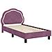 Struttura letto bambini con testata Viola 80 x 160 cm Velluto - Foto miniatura 4