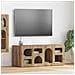 Mobile TV Rovere artigianale 100 x 35 x 40 cm Legno multistrato - Foto miniatura 2