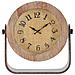 Orologio Da Parete Vkh247-marrone-legno-23,5x7x24 Cm - Foto miniatura 1