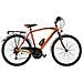 Bici Da Uomo Mountain Bike Misura 26 Bicicletta Mtb Nevada Nv26c Cambio 18v Completa Di Accessori - 45 Arancio Nero Opaco - Foto miniatura 1