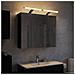 Mobiletto per specchio da bagno Rovere Nero 60 x 14,5 x 50 cm - Foto miniatura 4