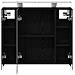 Mobiletto per specchio da bagno Rovere Nero 60 x 14,5 x 50 cm - Foto miniatura 7