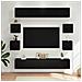 Set mobile TV 10 pcs 180 x 30 x 30 cm Rovere Nero - Foto miniatura 2