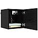 Set mobile TV 10 pcs 180 x 30 x 30 cm Rovere Nero - Foto miniatura 6