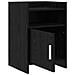 Comodini Rovere Nero 40 x 36 x 60 cm Legno ingegnerizzato - Foto miniatura 3