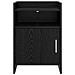 Comodini Rovere Nero 40 x 36 x 60 cm Legno ingegnerizzato - Foto miniatura 4