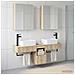 Set di Armadi da Bagno 5 pcs Rovere Sonoma 53 x 15,5 x 70 cm - Foto miniatura 2