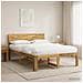 Letto matrimoniale con testiera ROSTOCK Bianco 120 x 200 cm - Foto miniatura 2