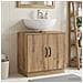 Armadio per Lavabo da Bagno HOORN Rovere Artigianale - Foto miniatura 2