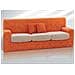 Copridivano Sofa Cover In Fantasia Disegno Rs 3 Posti Rs 300 Marrone - Foto miniatura 2