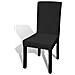 Fodera Elastica Per Sedie 4 Pz. Nero - Foto miniatura 3